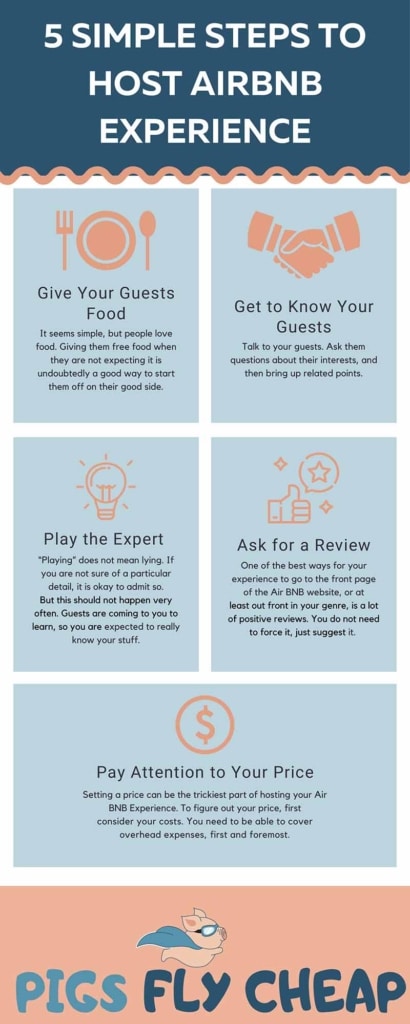 host and AirBNB Experience - Infographic