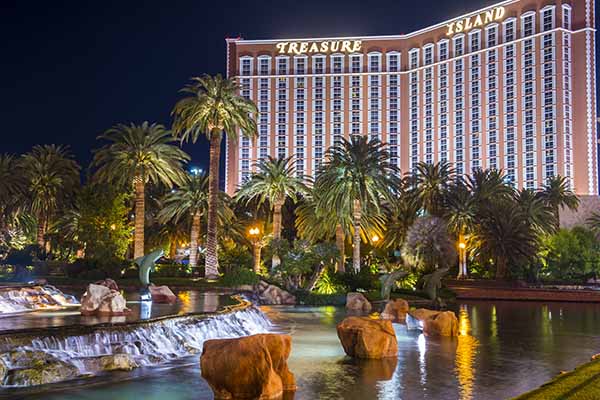 cheap flights to Las Vegas - Treasure Island