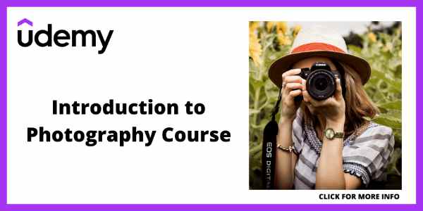 Online Photography Courses - Udemy’s Introduction to Photography Course