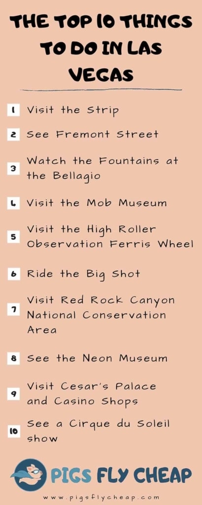 things to do in vegas - infographic