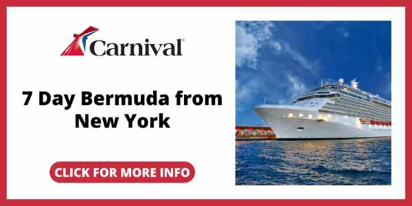 Best Carnival Cruises out of New York - 7 Day Bermuda from New York