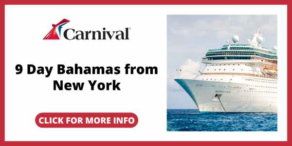 Best Carnival Cruises out of New York - 9 Day Bahamas from New York